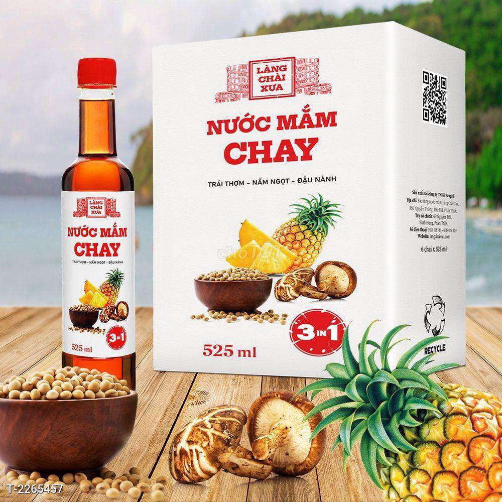 THÙNG 6 CHAI NƯỚC MẮM CHAY - LÀNG CHÀI XƯA