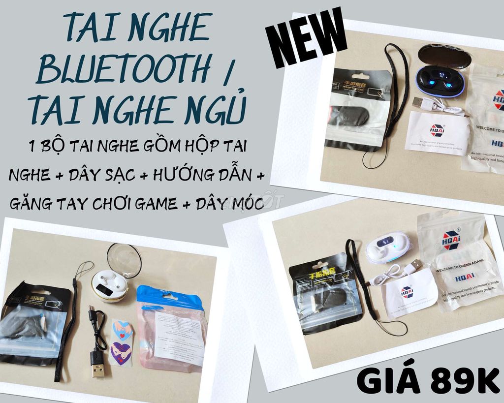 THANH LÝ TAI NGHE BLUETOOTH / TAI NGHE NGỦ