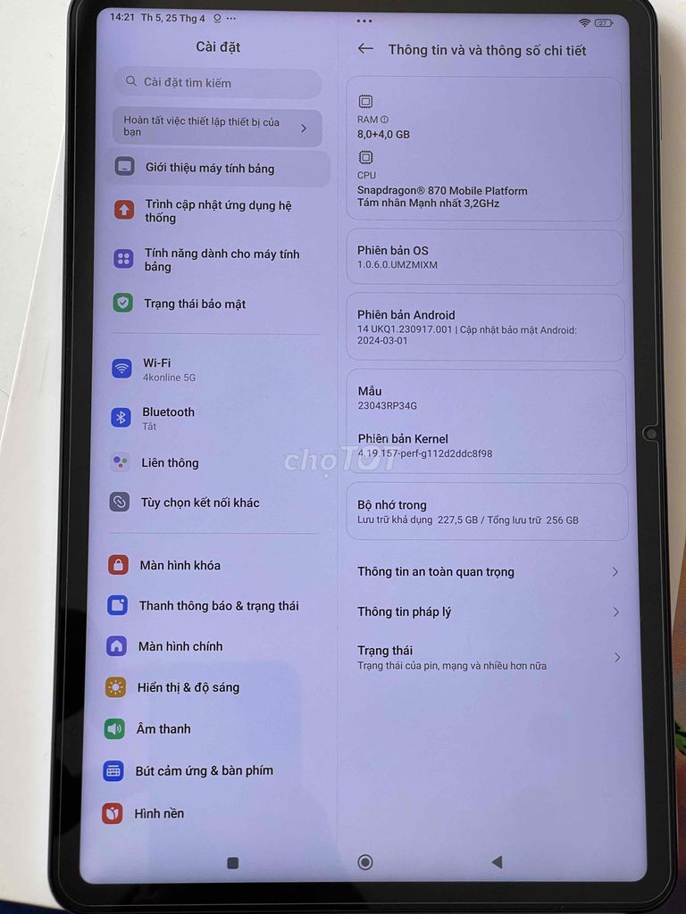 ☢️ Xiaomi MiPad 6 8/256gb Quốc Tế Keng Nét.