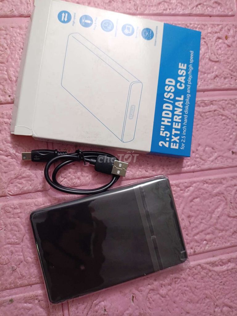 Box ổ cứng di động có kèm cáp. Mua bán Phụ kiện (Màn hình, Chuột...) tại Thành phố Thủ Đức Tp Hồ Chí Minh được đăng bởi Cũ Giá Rẻ hình 1