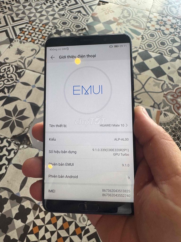 Bán Huawei Mate 10 zin đẹp. Mua bán Điện thoại tại Quận Bình Thuỷ Cần Thơ được đăng bởi bracula hình 1