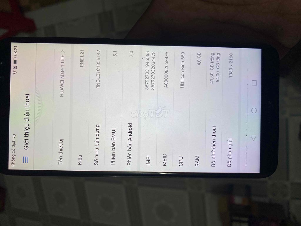 Huawei mate 10 lite nguyên zin ram 4g