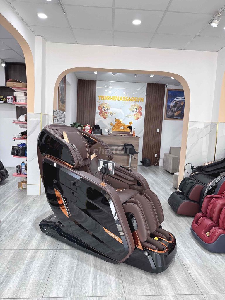 Ghế massage Okinawa Sun & Moon Nâu. Mua bán Bàn ghế tại Quận Hai Bà Trưng Hà Nội được đăng bởi Vương Quốc Việt hình 1