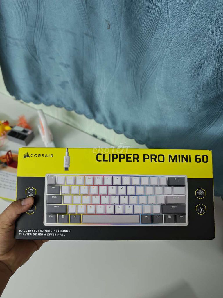 Bàn phím cơ Corsair Clipper Pro Mini 60. Mua bán Phụ kiện (Màn hình, Chuột...) tại Quận Bình Thạnh Tp Hồ Chí Minh được đăng bởi Long hình 1
