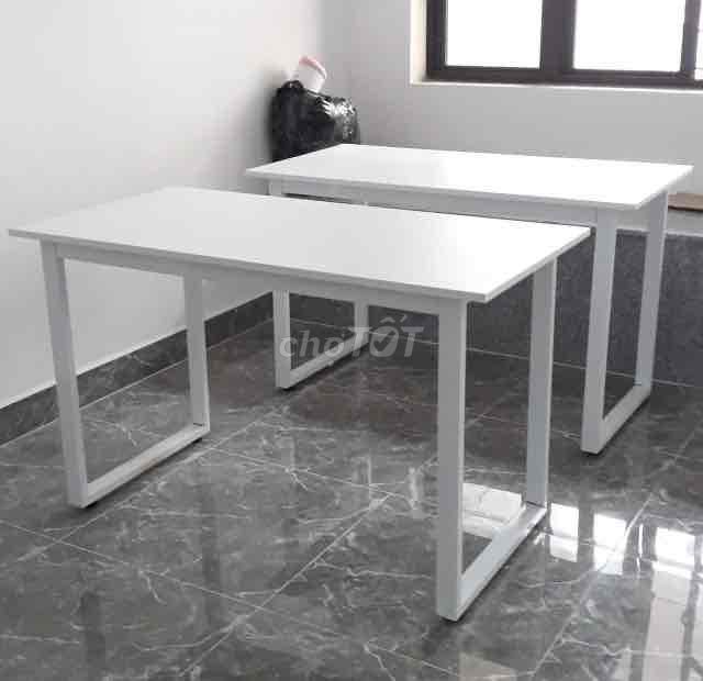 Bàn làm việc Gỗ MDF, Sắt Trắng 120x50x75cm. Mua bán Đồ dùng văn phòng tại Quận Bình Tân Tp Hồ Chí Minh được đăng bởi Trần Hiệp hình 1