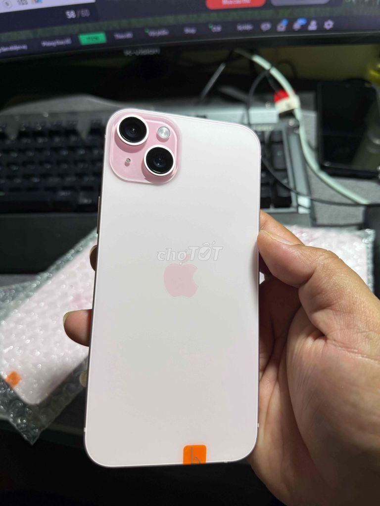 Apple iPhone 15 Plus 128GB Hồng Mỹ. Mua bán Điện thoại tại Thành phố Qui Nhơn Bình Định được đăng bởi Kutèo Quang hình 1