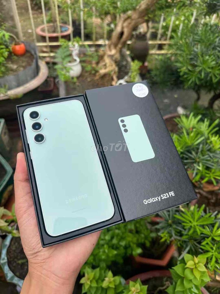 Samsung S23 FE 5G 128GB Xanh bạc hà. Mua bán Điện thoại tại Huyện Tháp Mười Đồng Tháp được đăng bởi Đức máy zin hình 1