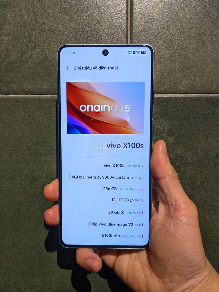 Vivo X100s 256GB. Mua bán Điện thoại tại Quận Đống Đa Hà Nội được đăng bởi Việt hình 1