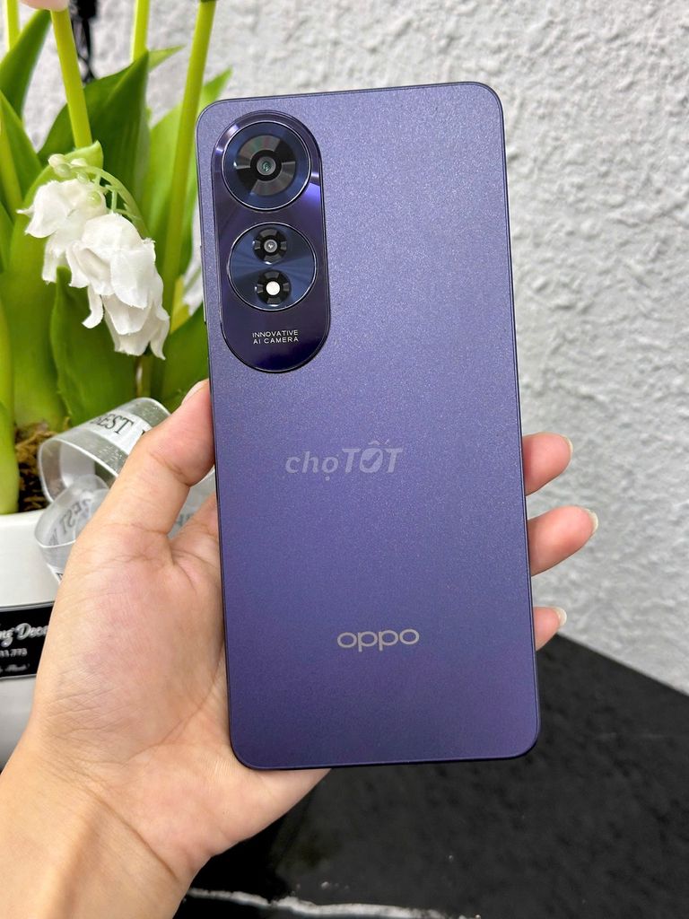OPPO A60 8GB/128GB Tím bảo hành 3 tháng kèm sạc. Mua bán Điện thoại tại Quận Liên Chiểu Đà Nẵng được đăng bởi Gia Minh Shop hình 1