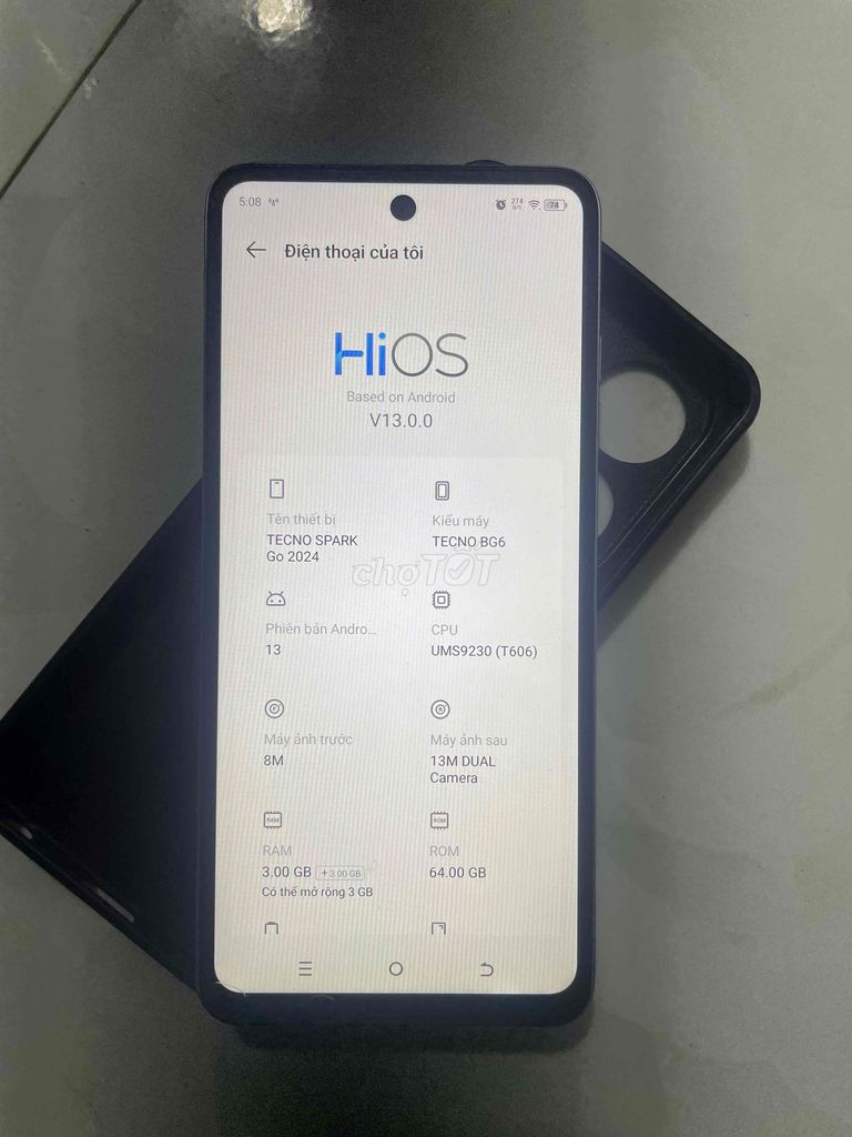 Tecno Spark Go 2024 64GB. Mua bán Điện thoại tại Thị xã Cai Lậy Tiền Giang được đăng bởi Quyền hình 1