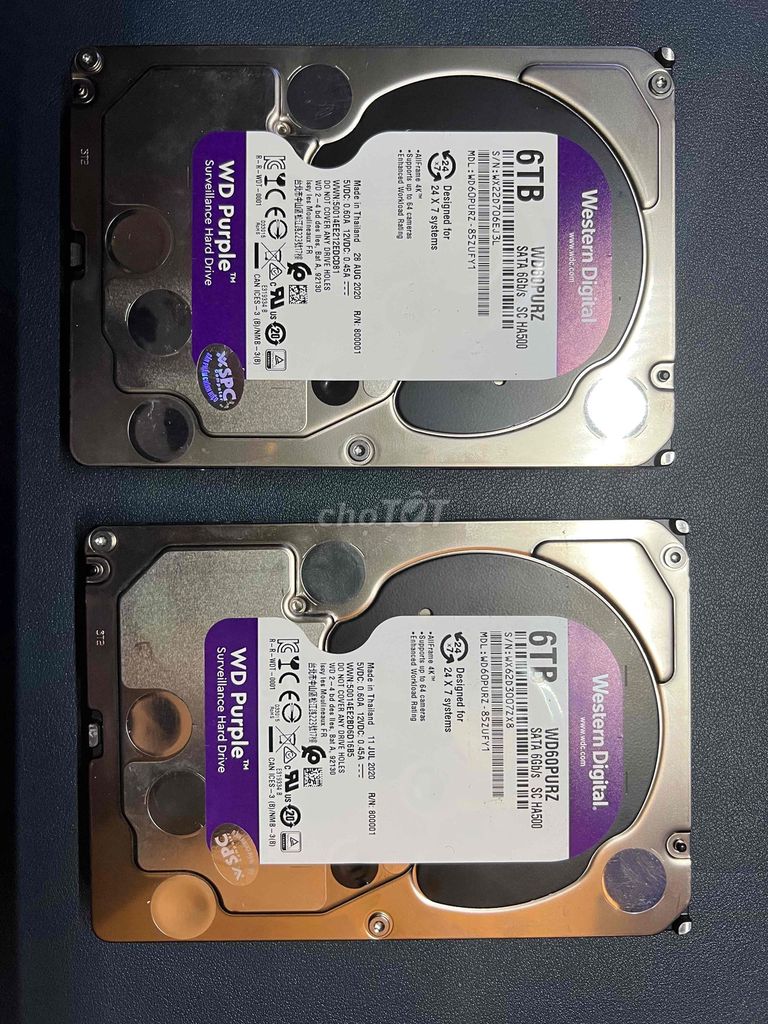 Ổ cứng HDD Western Digital WD Purple 6TB. Mua bán Linh kiện (RAM, Card...) tại Quận Bình Tân Tp Hồ Chí Minh được đăng bởi thư thư hình 1