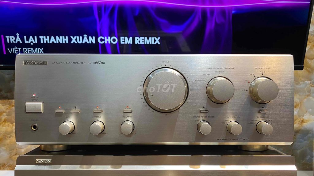 Sansui 607mr vàng gold