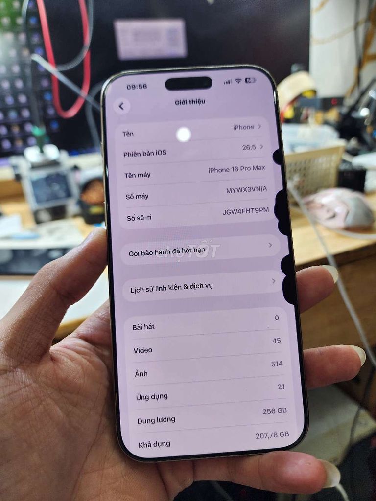iPhone 16Pm 256 Vna Giá Thanh Lý. Mua bán Điện thoại tại Quận Ninh Kiều Cần Thơ được đăng bởi Zabbb hình 1
