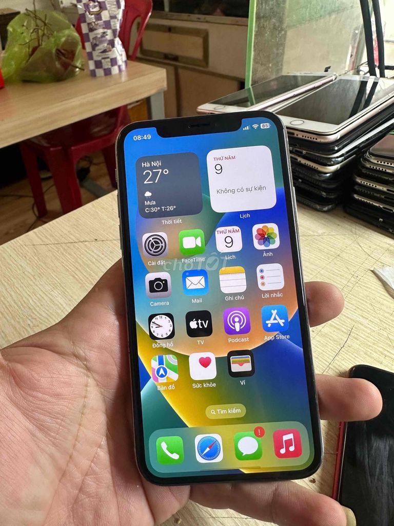 Apple iPhone X 64GB Đen Màn hình thay. Mua bán Điện thoại tại Thành phố Thuận An Bình Dương được đăng bởi Dienthoai Cường Nhi hình 1
