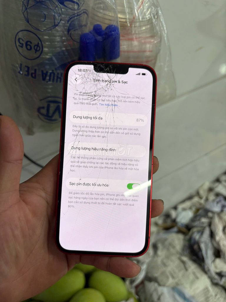xác Iphone 13 128gb đỏ. Mua bán Điện thoại tại Quận 4 Tp Hồ Chí Minh được đăng bởi Robert hình 1