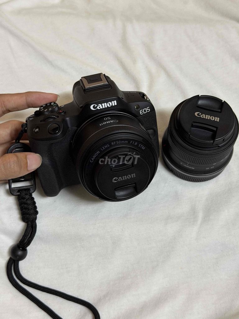Máy ảnh Canon R50 Đen + Lens RF50. Mua bán Máy ảnh, Máy quay tại Thành phố Huế Thừa Thiên Huế được đăng bởi Toàn Lucas Thanh hình 1