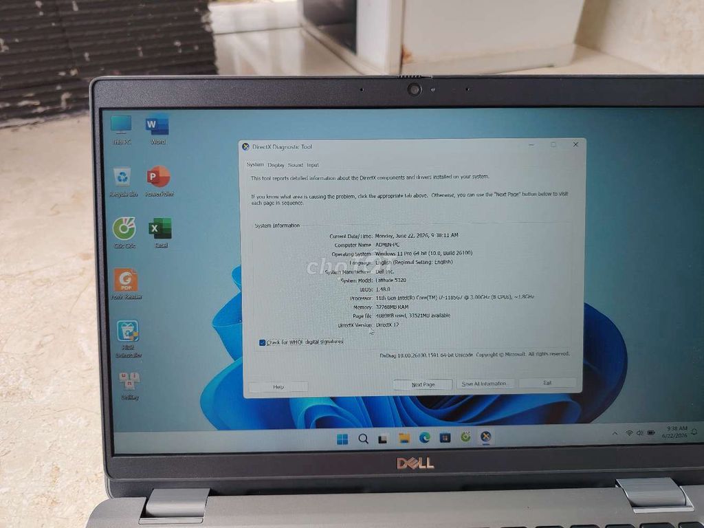 Dell Latitude 5320 i7-1185G7 13.3 inch 32GB/256GB . Mua bán Laptop tại Huyện Yên Thành Nghệ An được đăng bởi laptop Vương Điệp hình 1