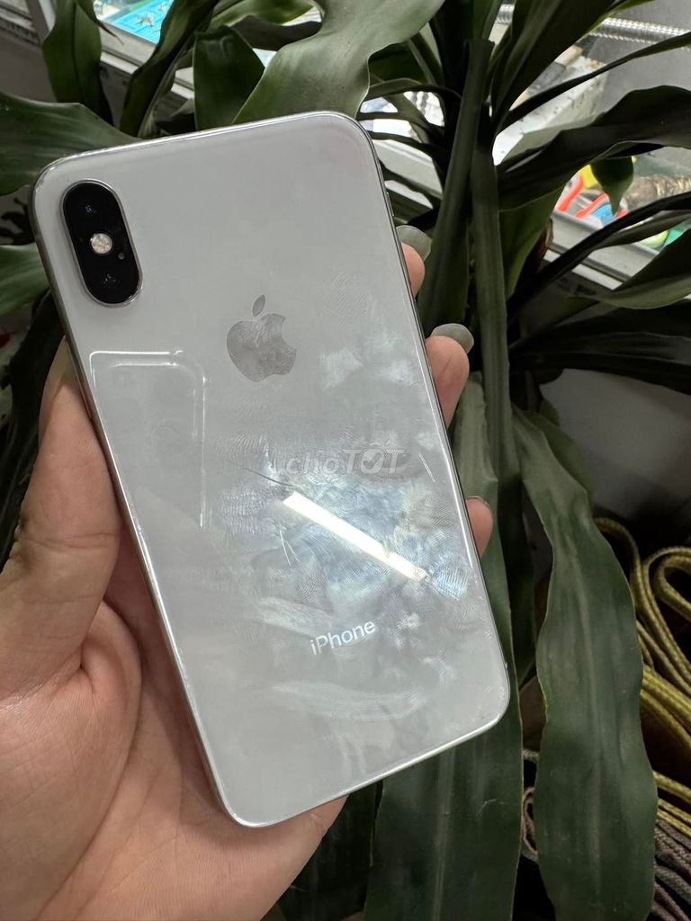 iphone x trắng 64 gb chính hãng vn/a nứt tý kình