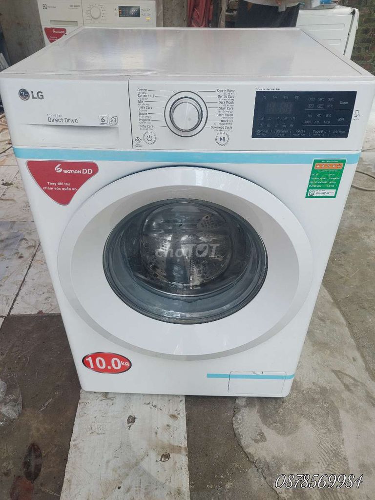 Máy giặt LG 10kg lồng ngang. Mua bán Máy giặt tại Quận Hà Đông Hà Nội được đăng bởi tuấn anh hình 1