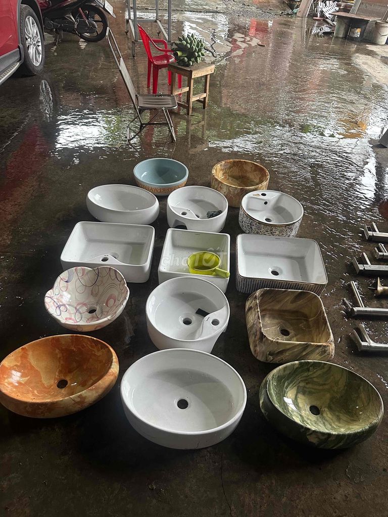 Lavabo Gốm sứ Hàng trưng bày. Mua bán Thiết bị vệ sinh, nhà tắm tại Quận 5 Tp Hồ Chí Minh được đăng bởi Trần Lâm Như hình 1