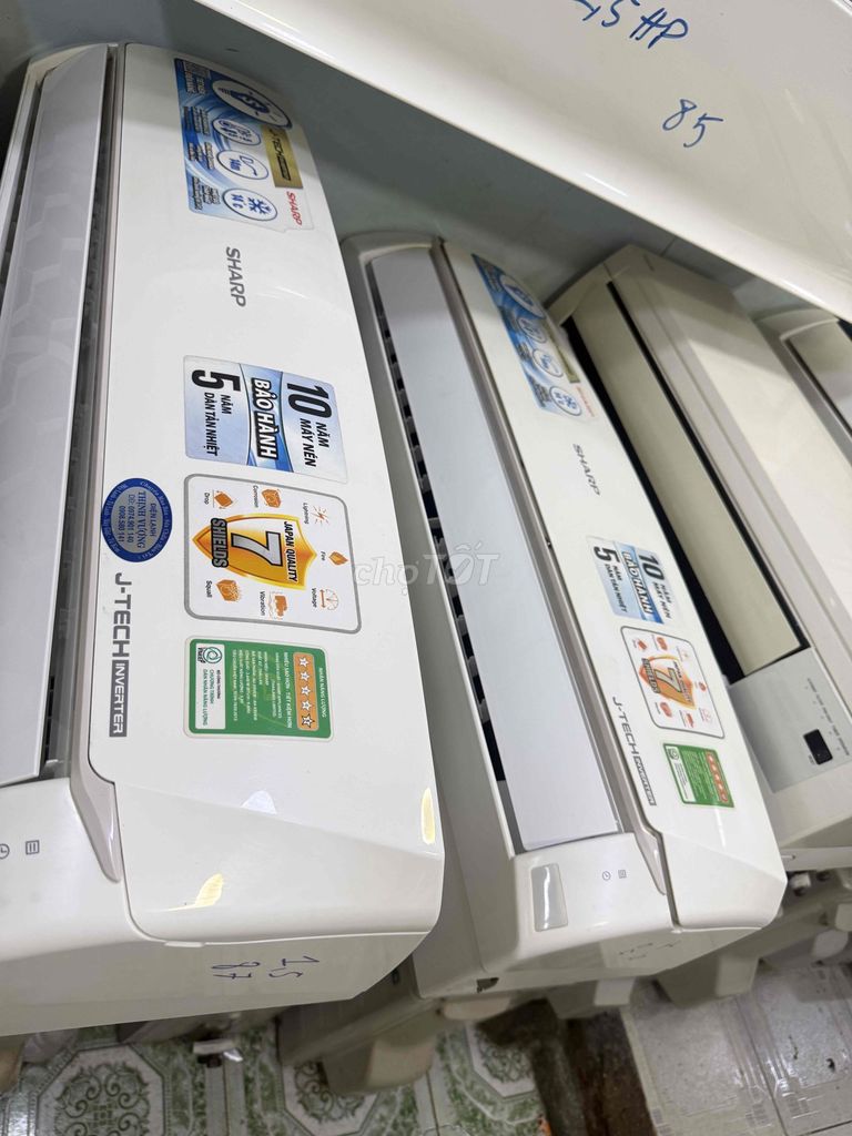 Máy lạnh Sharp 1.5hp Inverter gas 32 date cao đẹp. Mua bán Máy lạnh, điều hoà tại Quận Bình Thạnh Tp Hồ Chí Minh được đăng bởi Thịnh Khang Minh hình 1