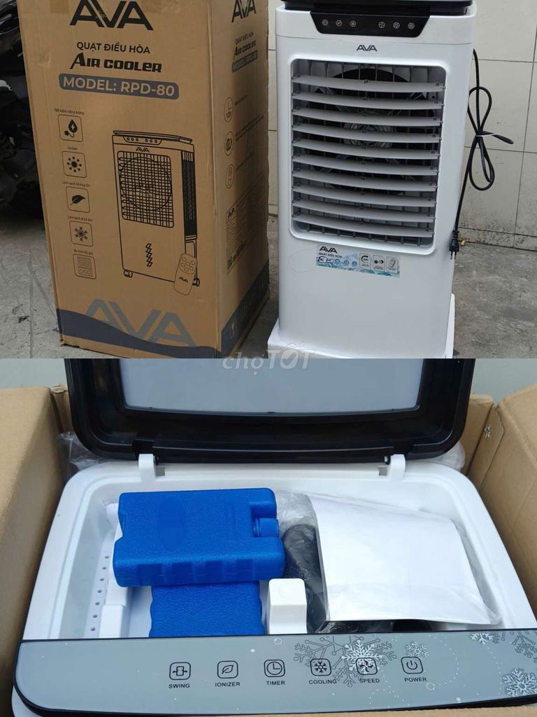 Quạt điều hòa AVA RPD-80 Trắng. Mua bán Quạt tại Huyện Bến Lức Long An được đăng bởi nguyễn my hình 1