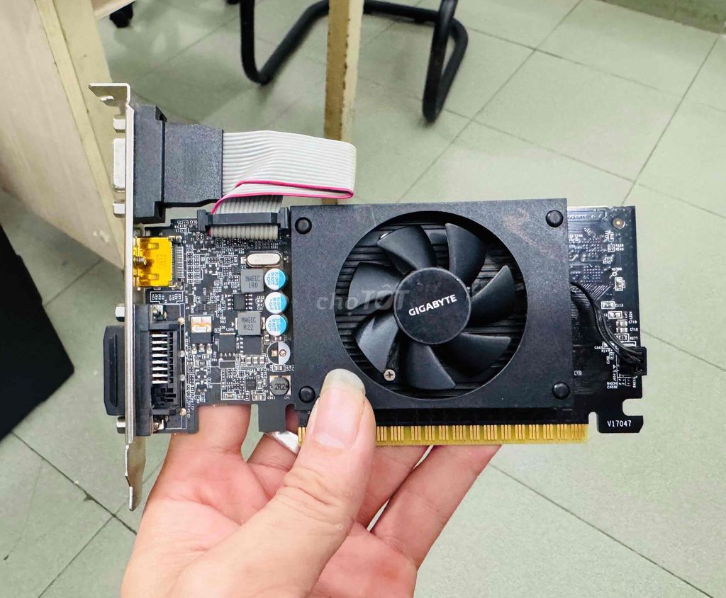 Card Gigabyte GT 710 2GB DDR5 chuẩn đẹp keng. Mua bán Linh kiện (RAM, Card...) tại Quận 12 Tp Hồ Chí Minh được đăng bởi Anh Tuan hình 1