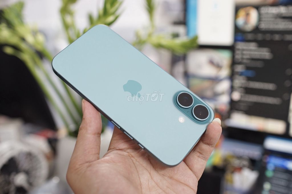 iPhone 16 teal 256Gb - q.tế sim vật lý zinall p88%. Mua bán Điện thoại tại Quận 5 Tp Hồ Chí Minh được đăng bởi Lê Trọng Tấn hình 1