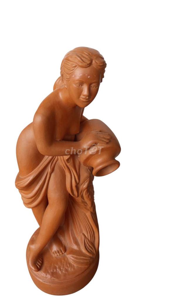 Tượng tiểu cảnh Nữ Đất nung Nâu đất Decor sân vườn. Mua bán Cây cảnh, đồ trang trí tại Thành phố Huế Thừa Thiên Huế được đăng bởi Rôn hình 1