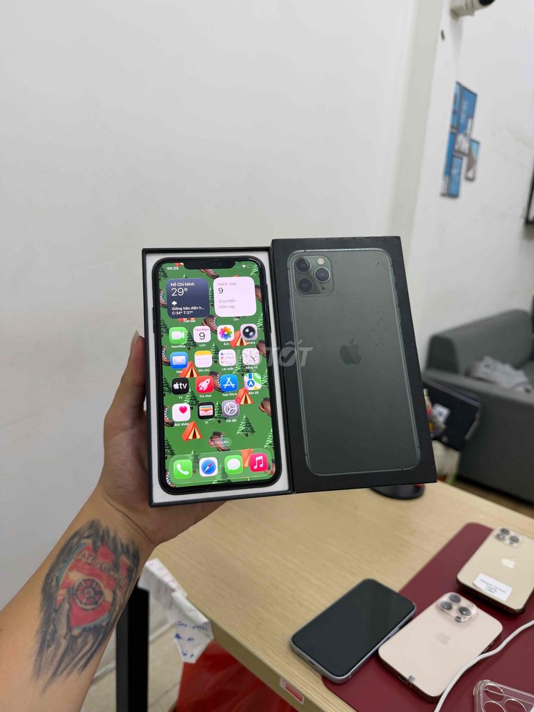 Apple iPhone 11 Pro Max QTE 256GB Đen Zin Full CN. Mua bán Điện thoại tại Quận Đống Đa Hà Nội được đăng bởi Trung Kiên Trả Góp Bao Nợ Xấu hình 1
