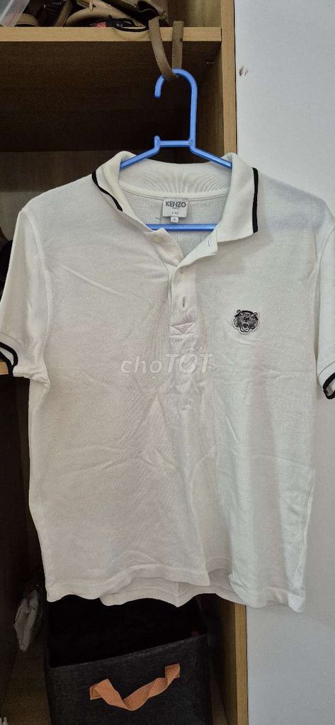 Áo polo Kenzo nam cotton trắng cũ. Mua bán Quần áo tại Quận Đống Đa Hà Nội được đăng bởi Bond hình 1