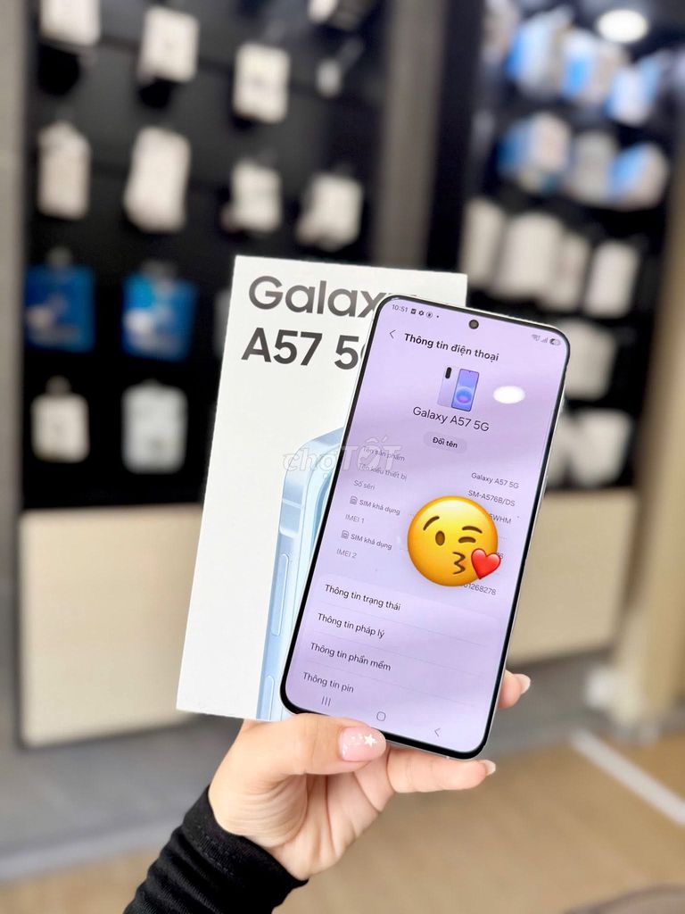 Samsung Galaxy A57 5G 128GB- MỚI, TRẢ GÓP TẠI NHÀ. Mua bán Điện thoại tại Thành phố Thủ Dầu Một Bình Dương được đăng bởi THIÊN Ý ĐIỆN MÁY TRẢ GÓP hình 1