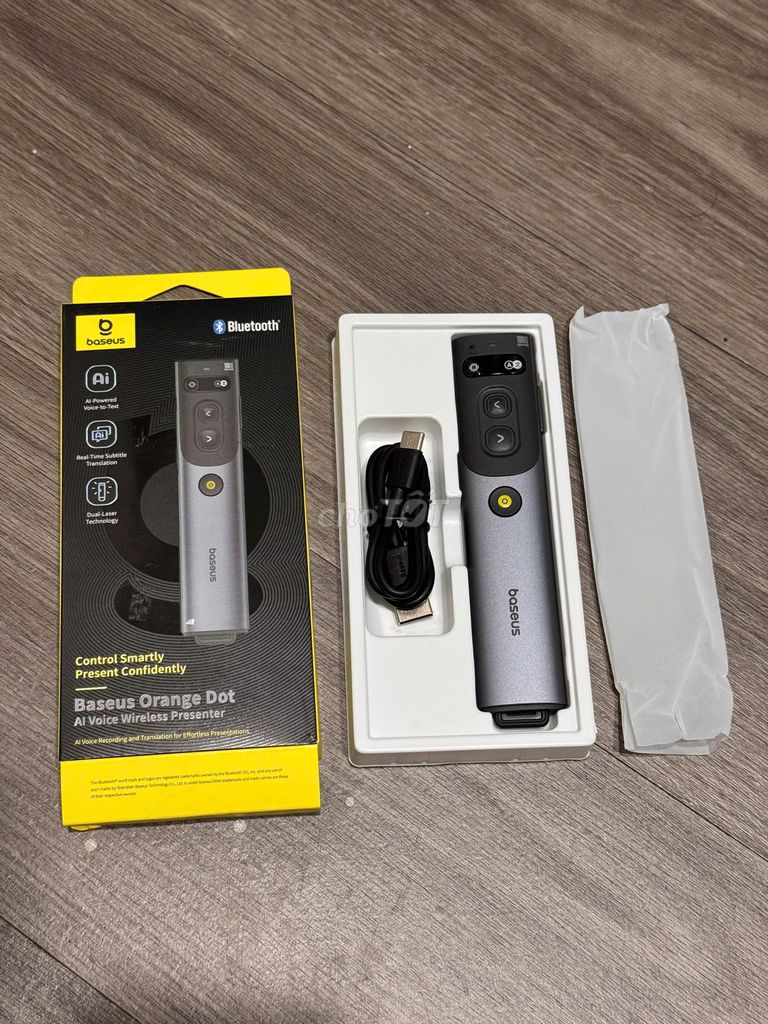 Baseus Orange Dot Xám Thiết bị trình chiếu. Mua bán Đồ dùng văn phòng tại Quận 5 Tp Hồ Chí Minh được đăng bởi Hồ Thế Quang hình 1