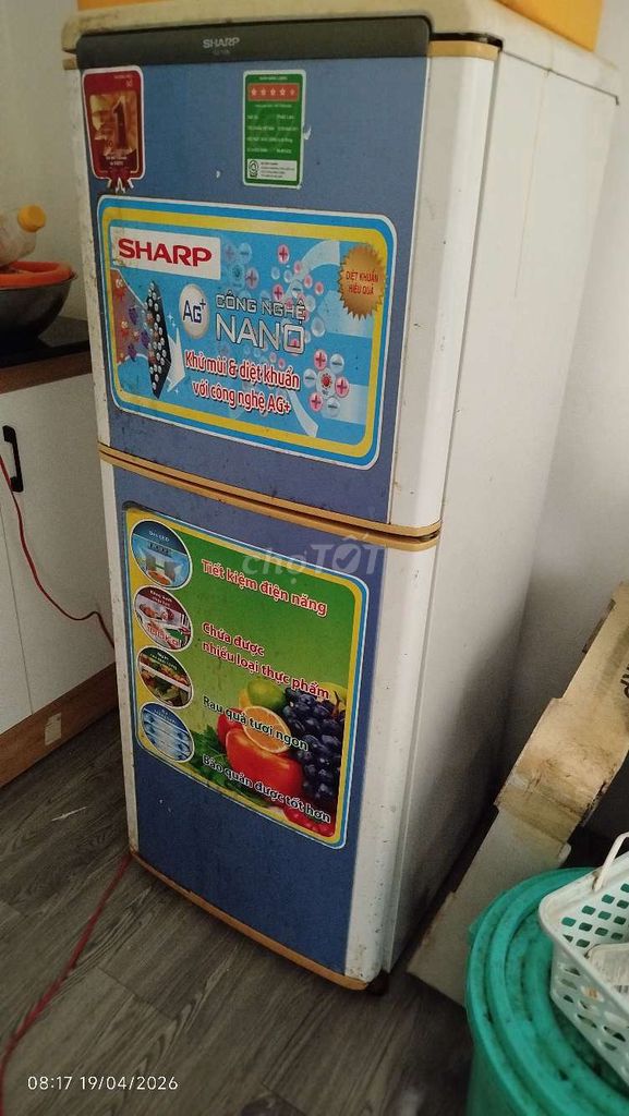 Tủ lạnh Sharp Trắng xanh. Mua bán Tủ lạnh tại Quận Bình Thạnh Tp Hồ Chí Minh được đăng bởi Minh Thắng  hình 1