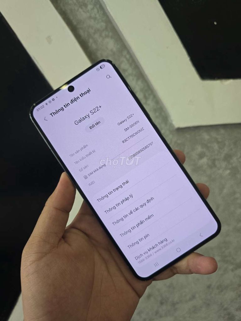 Samsung Galaxy S22+ Đen Đã thay màn hình. Mua bán Điện thoại tại Thành phố Thủ Dầu Một Bình Dương được đăng bởi Lê Tuấn hình 1