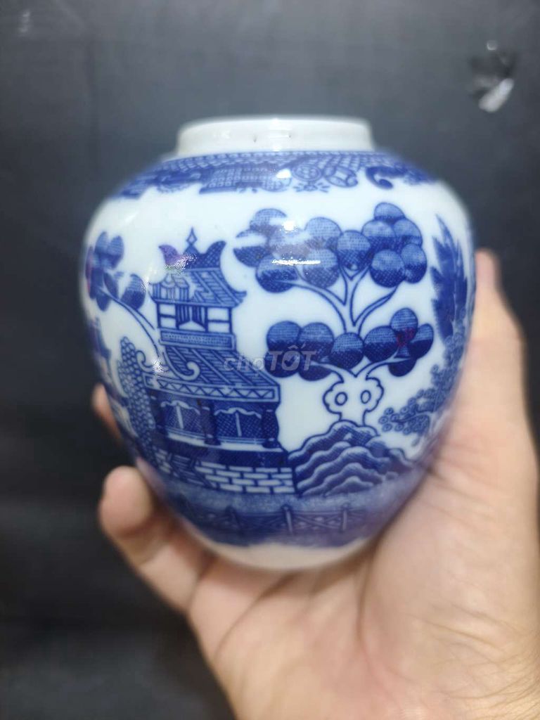 Bình sứ Thiên Hạ Thái Bình 11cm Trắng, . Mua bán Đồ sưu tầm, đồ cổ tại Quận 11 Tp Hồ Chí Minh được đăng bởi Quyen Tran hình 1