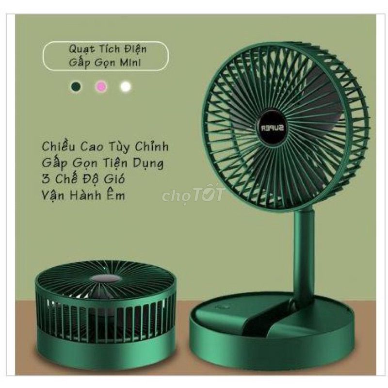 Quạt sạc tích điện mini gấp gọn FS-21 -quạt để bàn. Mua bán Quạt tại Quận 6 Tp Hồ Chí Minh được đăng bởi Laptop Hoàng Kim hình 4