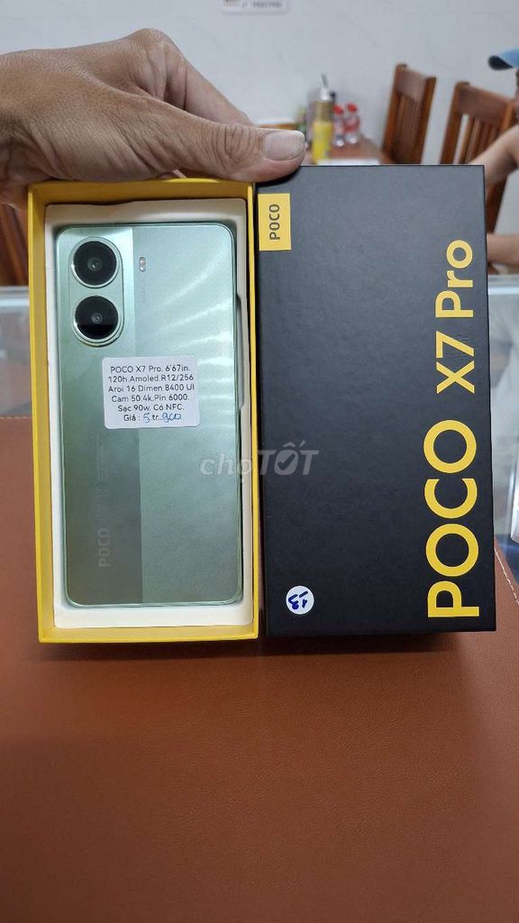 POCO X7 Pro 12GB/256GB Xanh Like New. Mua bán Điện thoại tại Thành phố Thủ Dầu Một Bình Dương được đăng bởi TTMobileBD hình 1