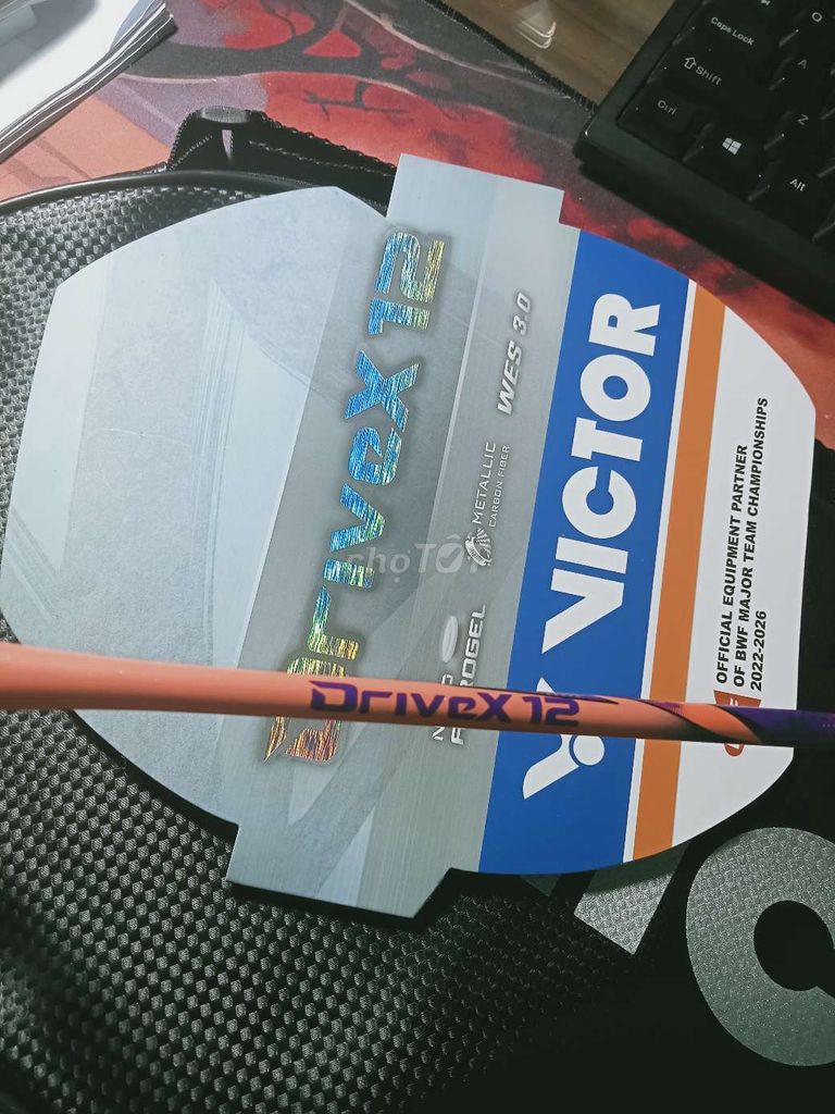 Vợt cầu lông Victor DriveX 12 Cam. Mua bán Đồ thể thao, Dã ngoại tại Thành phố Phan Rang-Tháp Chàm Ninh Thuận được đăng bởi Tên chưa cung cấp hình 1