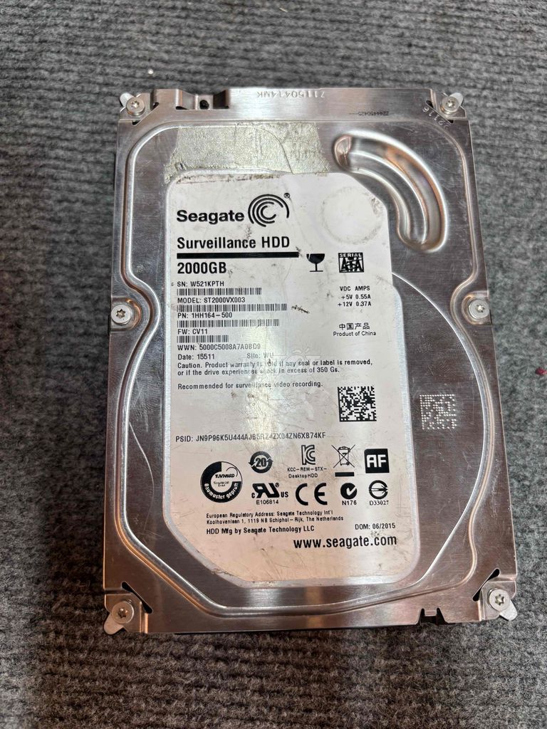 🔥Ổ cứng HDD 2000GB hãng Seagate sk 100%