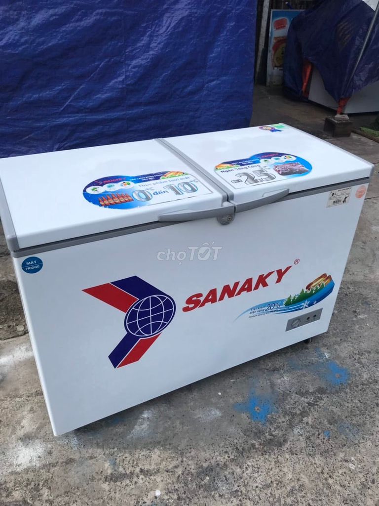Tủ đông Sanaky 2 ngăn đông/ mát 250l/ GÓP TƯ NHÂN. Mua bán Tủ lạnh tại Huyện Bình Chánh Tp Hồ Chí Minh được đăng bởi THIÊN Ý ĐIỆN MÁY TRẢ GÓP hình 1