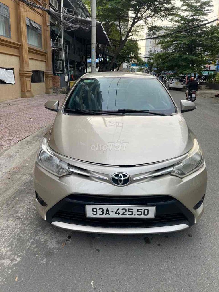 Toyota Vios 2014 J MT 1.3 màu Vàng cát,xe gd chạy. Mua bán Ô tô tại Quận 7 Tp Hồ Chí Minh được đăng bởi Bảo Anh hình 4