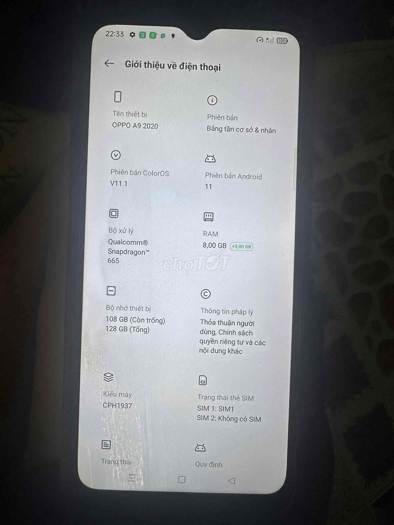 OPPO A9 2020 128GB. Mua bán Điện thoại tại Thành phố Long Khánh Đồng Nai được đăng bởi Huy hình 1