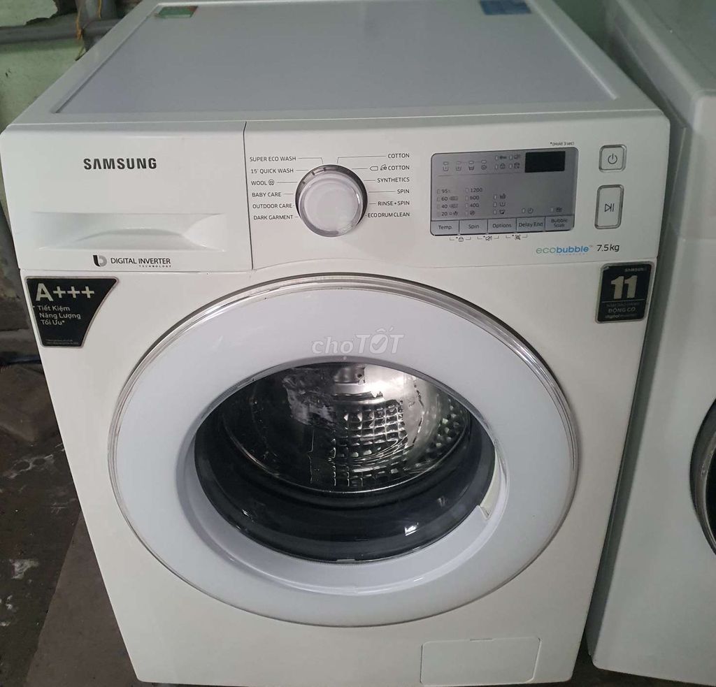 Máy giặt SamSung inverter 7.5kg cao cấp zin đẹp