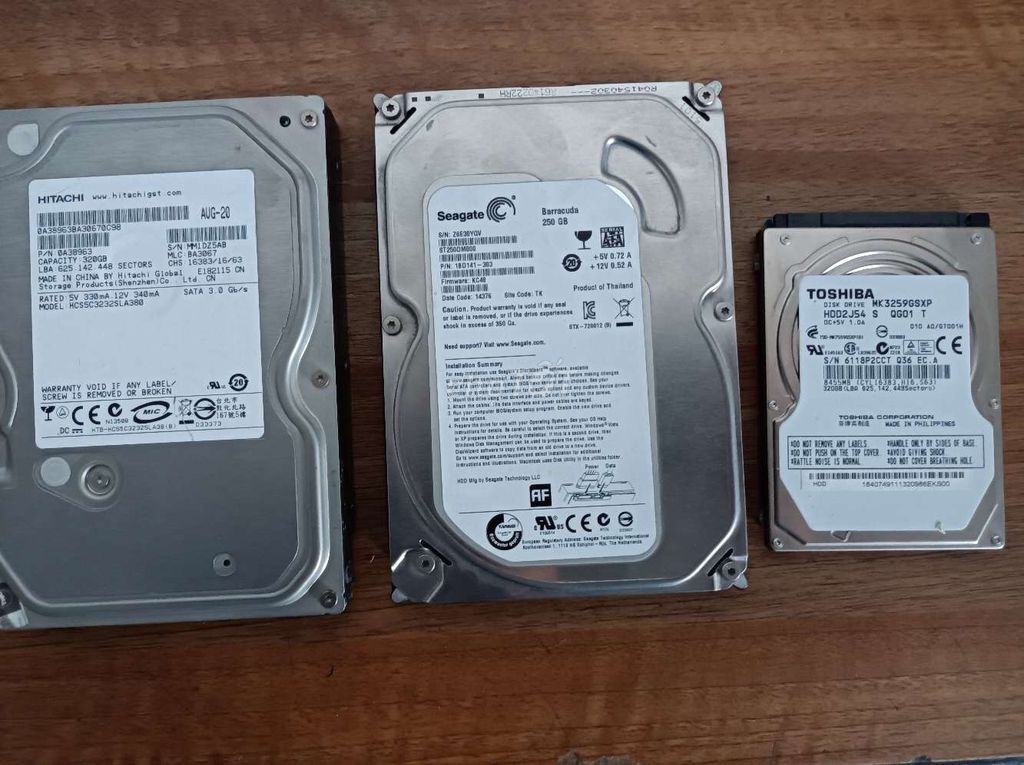 Thanh lý 3 Ổ cứng  HDD SATA 3.0. Mua bán Linh kiện (RAM, Card...) tại Thành phố Ninh Bình Ninh Bình được đăng bởi quan hình 1