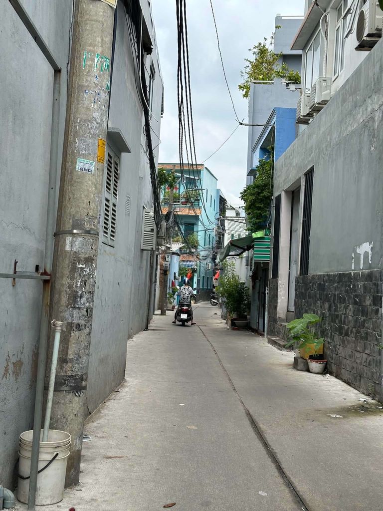 NHÀ BÁN PHÚ ĐỊNH Q8, 45M2, 2 TẦNG, SHR, KQH, HẺM SIÊU RỘNG, NHỈNH 3T