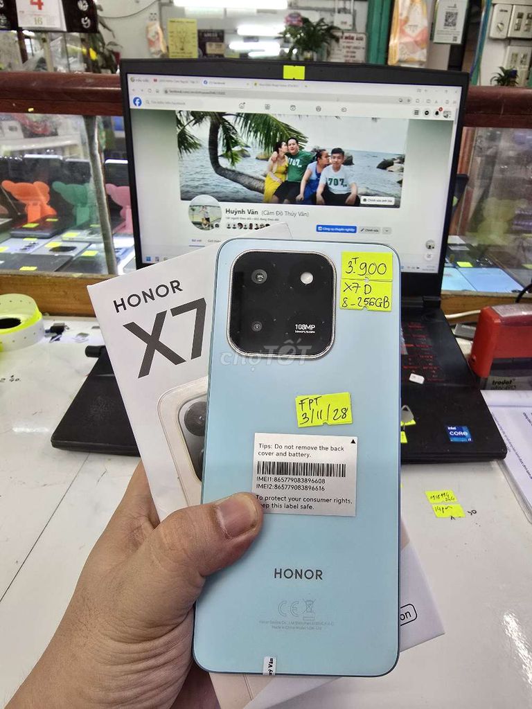 Honor X7D 256GB - FPT_11/2028. Mua bán Điện thoại tại Thành phố Long Xuyên An Giang được đăng bởi Facebook Cầm Đồ Thúy Vân hình 1