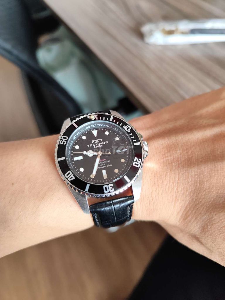 Đồng hồ technos Đen Mới. Mua bán Đồng hồ tại Huyện Gia Lâm Hà Nội được đăng bởi Mr Chiến hình 1