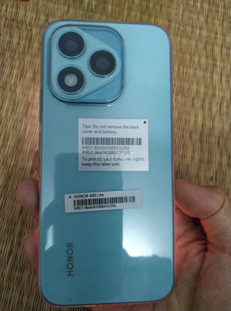 Honor 400 Lite 256GB Xanh. Mua bán Điện thoại tại Huyện Gia Lâm Hà Nội được đăng bởi Thanh Duong hình 1