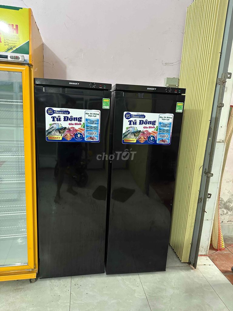 Tủ Đông đứng inverter  sanaky 213 lít Bh 4/2026